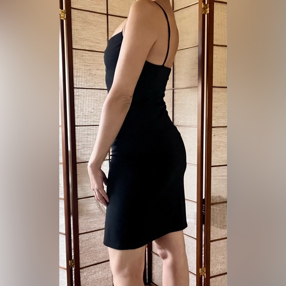 Y2K vintage Esprit black gathered bust strappy slip dress - Picture 3 of 10